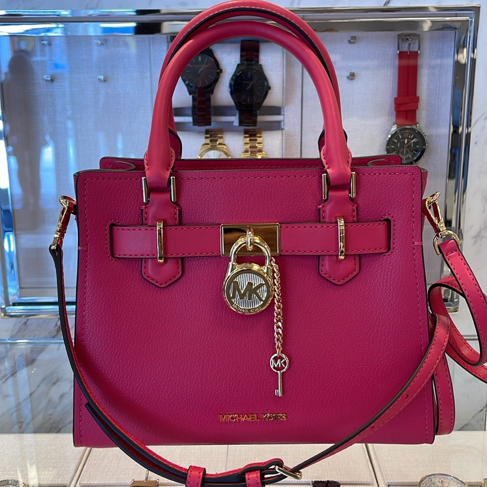 Michael Kors Hamilton Small Satchel Shoulder Crossbody Bag
Electric Pink
NWT - Picture 2 of 16